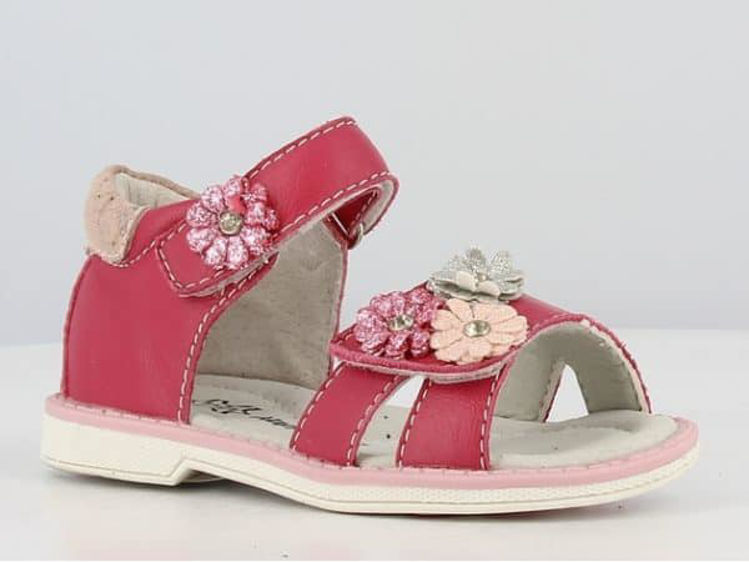 Picture of B145914  GIRLS LEATHER UPPER  CLASSIC LOOK SANDALS/ SHOES